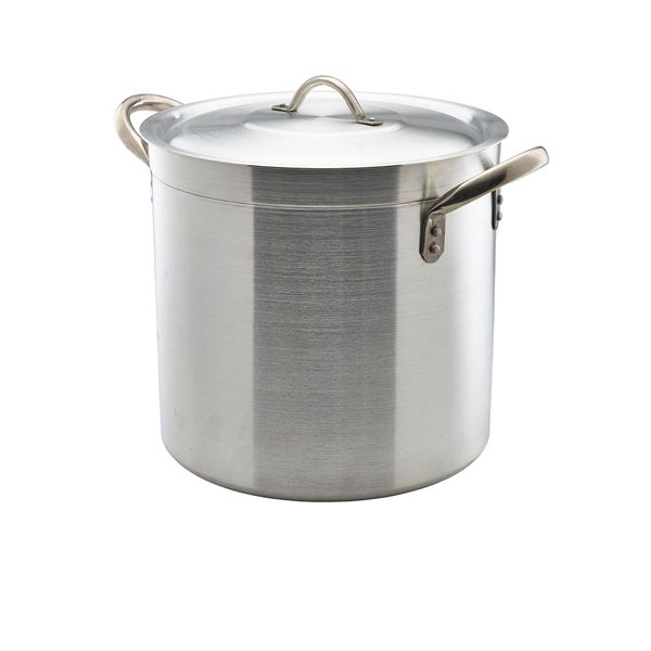 Picture of Aluminium Deep Stockpot With Lid 21Litre