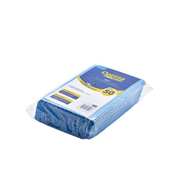 Picture of All Purpose Cloth Blue (50Pcs)    Please use code JCB for orders 