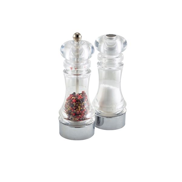 Picture of Acrylic Pepper Mill & Salt Shaker Set