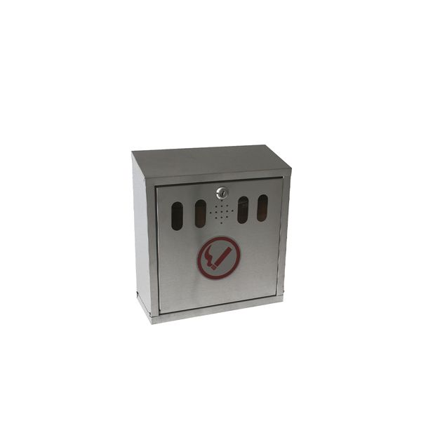 Picture of Genware S/St. Wall-Mounted Outdoor Ashtray