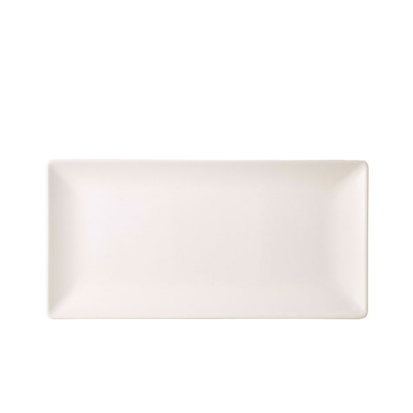 Picture of Luna StoneW White Rect Plate 25x15cm/10x 6"