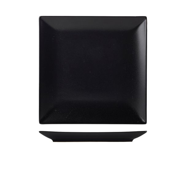 Picture of Luna Stoneware Black Square Plate 26cm/10.25"