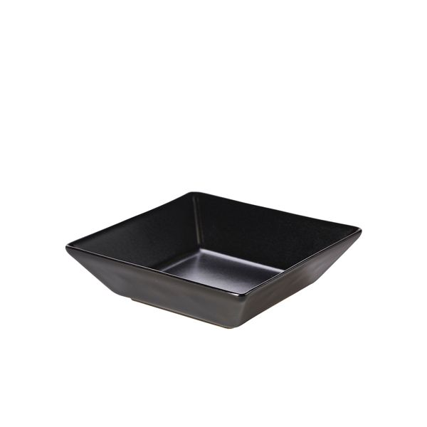 Picture of Luna StoneW Black Square Bowl 17.5x5cm/7x2"