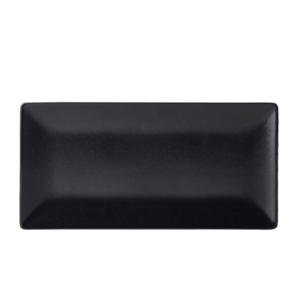 Picture of Luna StoneW Black Rect Plate 30x15cm/12x 6"