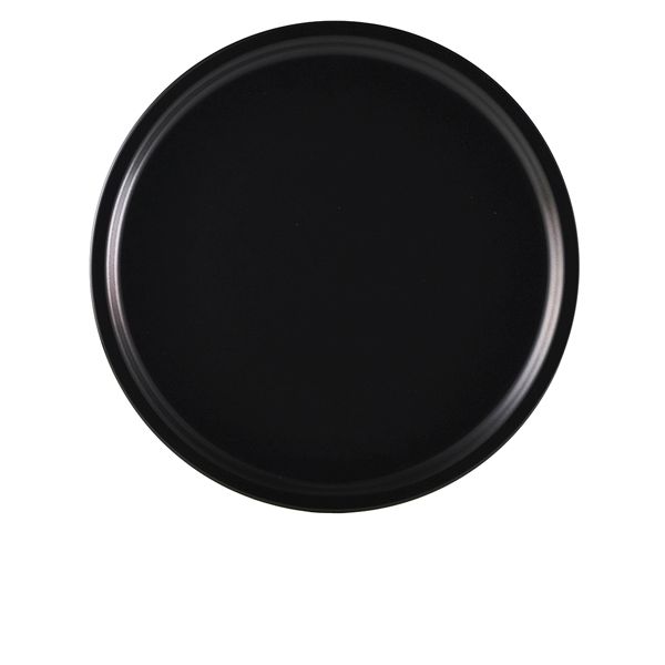 Picture of Luna Stoneware Black Pizza Plate 33cm/13"