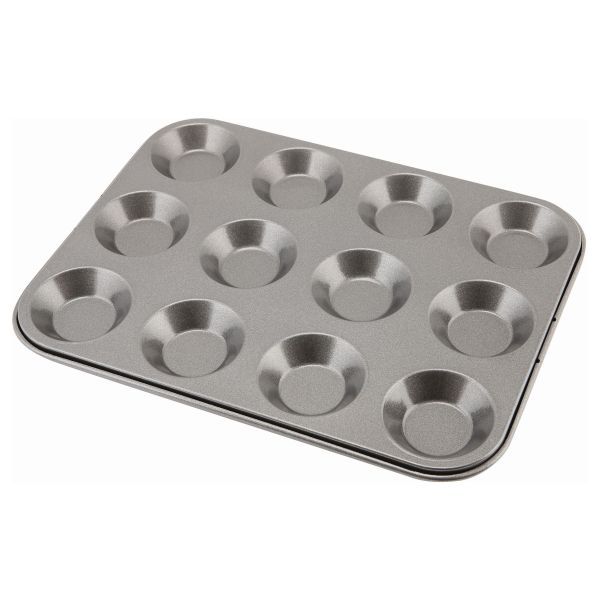 Picture of Carbon Steel Non-Stick 12 Cup Bun Tray