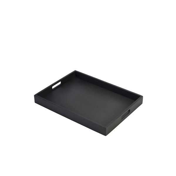 Picture of Solid Black Butlers Tray 44 x 32 x 4.5cm