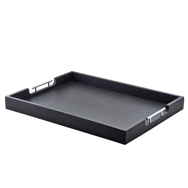 Picture of S.Black Butlers Tray w Metal Handles 65x49cm