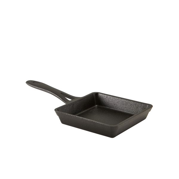 Picture of Mini Cast Iron Square Frypan 13 x 3cm