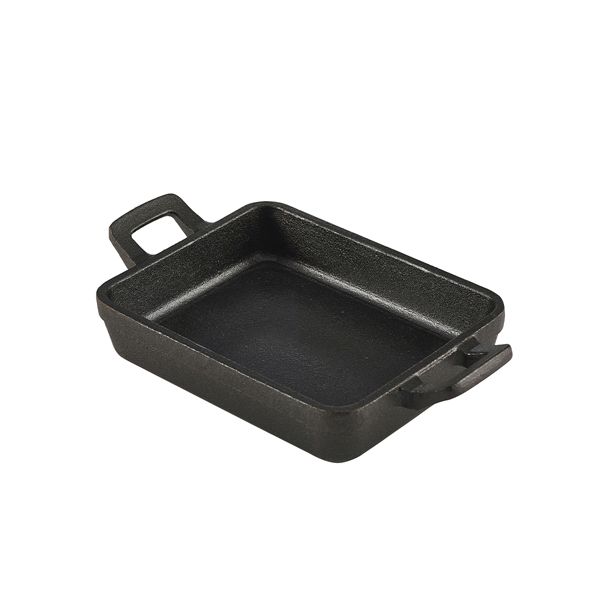 Picture of Mini Cast Iron Rectangular Dish 14x11x3cm