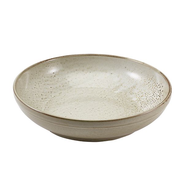 Picture of Terra Porcelain Grey Coupe Bowl 27.5cm