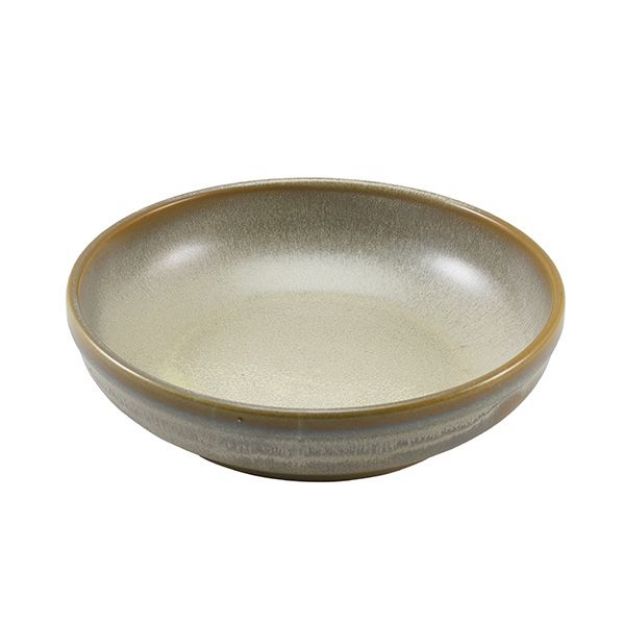 Picture of Terra Porcelain Matt Grey Coupe Bowl 23cm