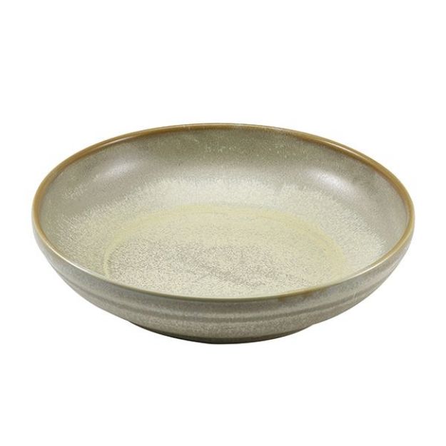 Picture of Terra Porcelain Matt Grey Coupe Bowl 27.5cm