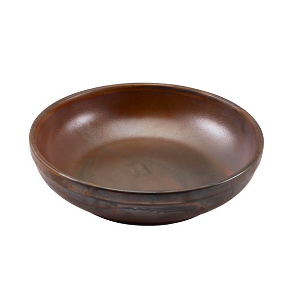 Picture of Terra Porcelain Rustic Copper Coupe Bowl 23cm