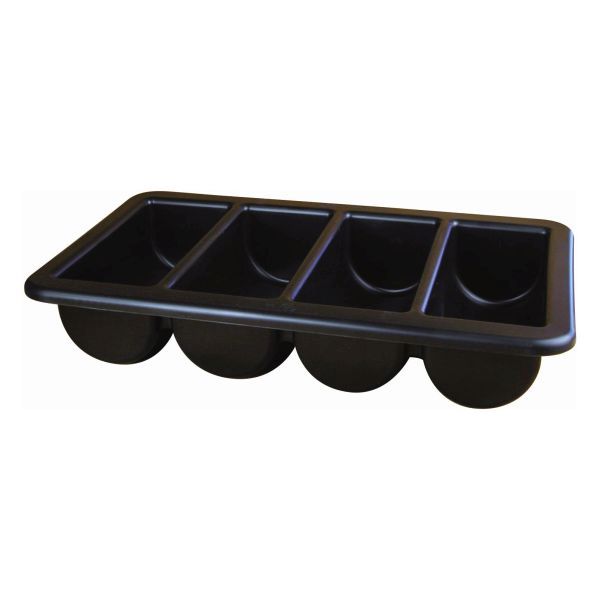 Picture of Cutlery Tray/Box 1/1 Black 13" X 21"