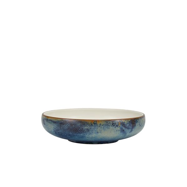 Picture of Terra Porc Aqua Blue 2 Tone Coupe Bowl 20.5cm