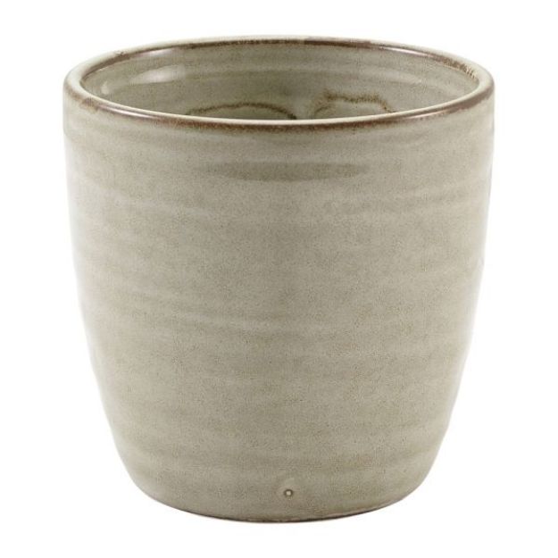Picture of Terra Porcelain Grey Chip Cup 30cl/10.5oz