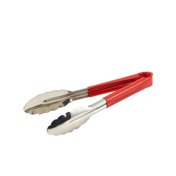 Picture of Genware Colour Coded St/St. Tong 31cm Red