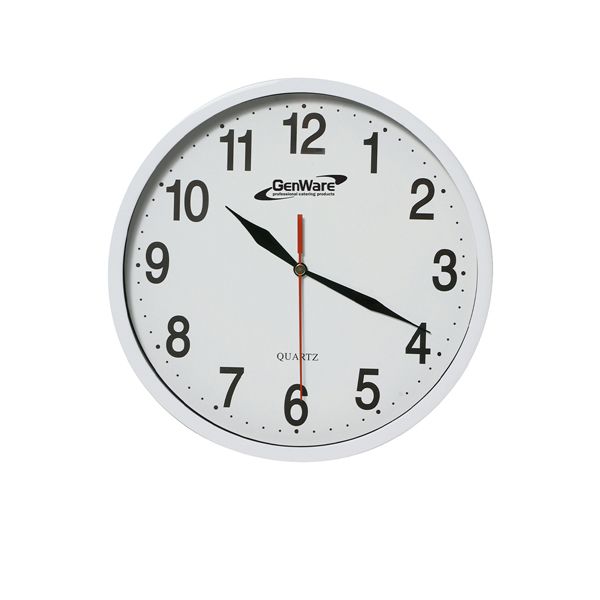 Picture of Wall Clock White 24cm Dia