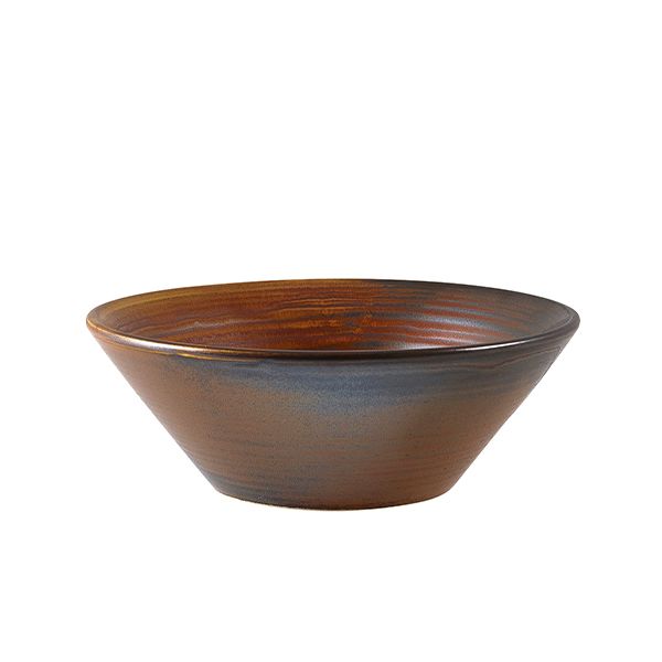 Picture of Terra Porc Rustic Copper Conical Bowl 14cm