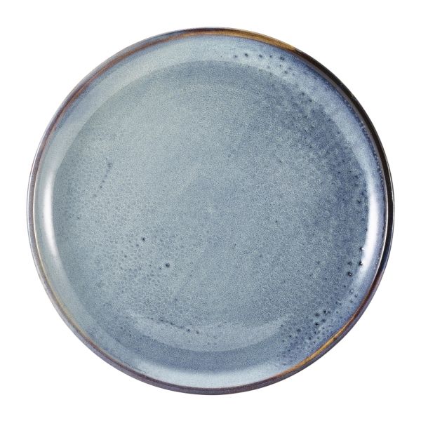 Picture of Terra Porcelain Aqua Blue Coupe Plate 27.5cm