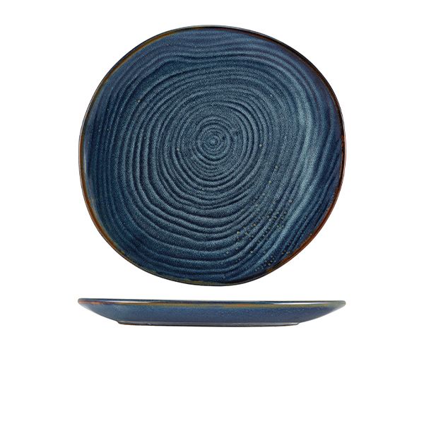 Picture of Terra Porc Aqua Blue Organic Plate 28.5cm