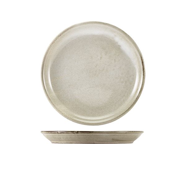 Picture of Terra Porcelain Grey Coupe Plate 19cm