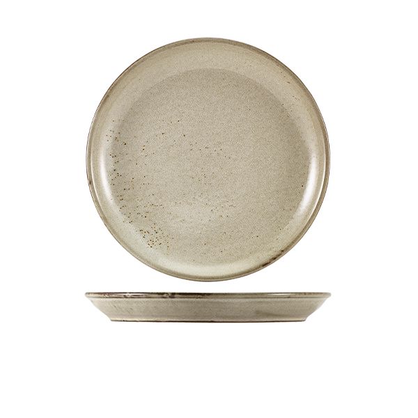 Picture of Terra Porcelain Grey Coupe Plate 24cm