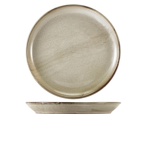 Picture of Terra Porcelain Grey Coupe Plate 30.5cm