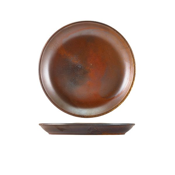 Picture of Terra Porc Rustic Copper Coupe Plate 19cm