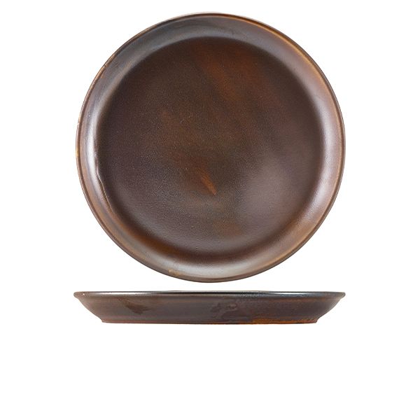 Picture of Terra Porc Rustic Copper Coupe Plate 30.5cm