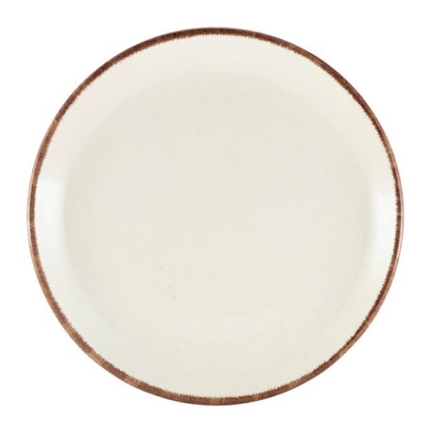 Picture of Terra Stoneware Sereno Brown Coupe Plate 19cm