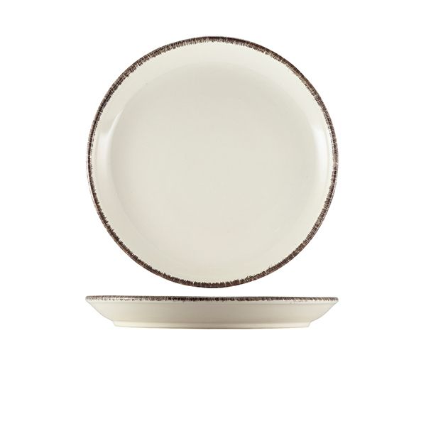 Picture of Terra Stoneware Sereno Grey Coupe Plate 24cm