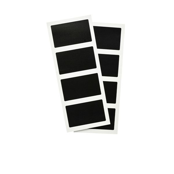 Picture of Self Adhesive Rectangular Chalkboard Set 8pcs