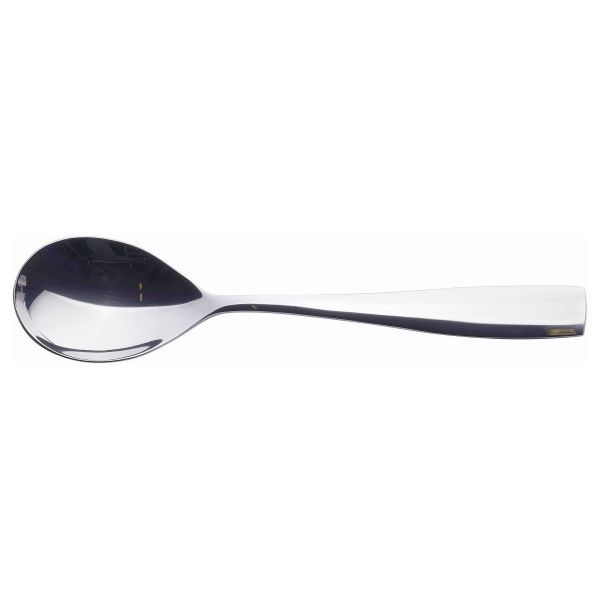 Picture of Genware Square Dessert Spoon 18/0 (Dozen)