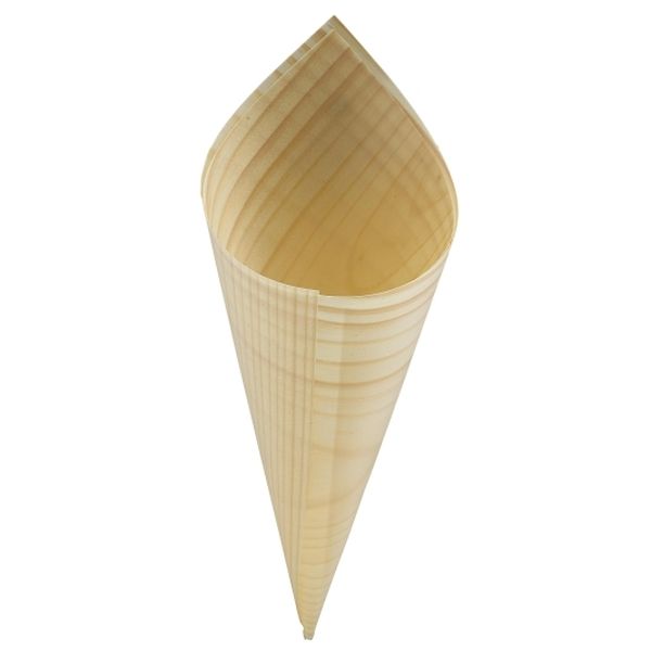 Picture of GW Disp Wooden Serving Cones 15.5cm (100) -  Sold out 