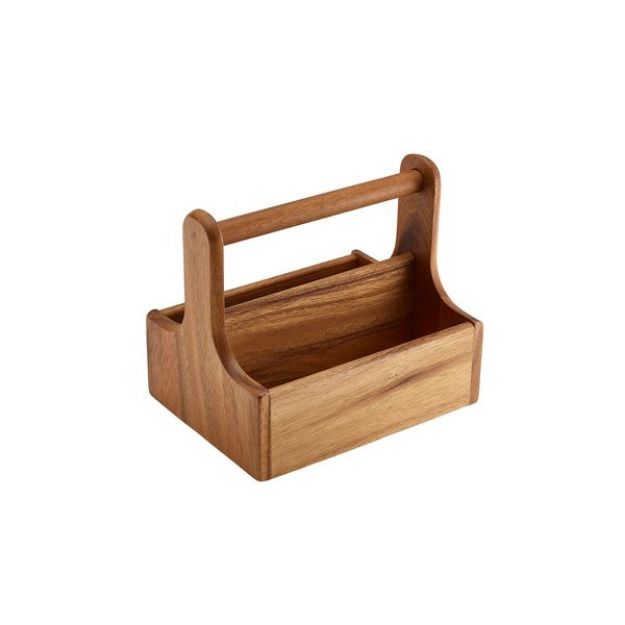 Picture of Medium Dark Wood Table Caddy