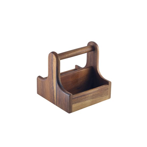 Picture of Small Dark Wood Table Caddy