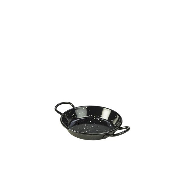 Picture of Black Enamel Miniature Paella Pan 10cm