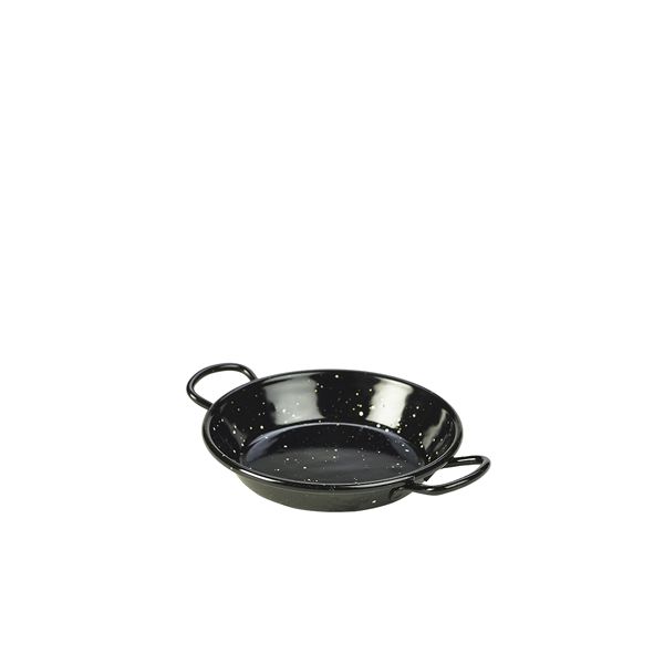 Picture of Black Enamel Miniature Paella Pan 12cm