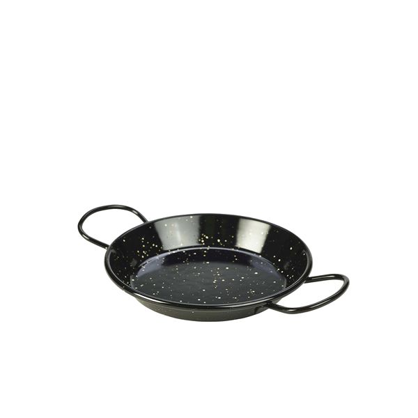 Picture of Black Enamel Miniature Paella Pan 15cm