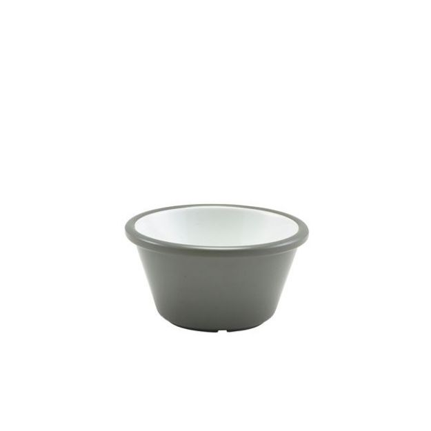 Picture of Melamine Ramekin Grey & White 59ml/2oz each