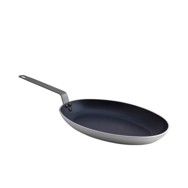 Picture of Non Stick Teflon Aluminium Oval Fish Pan 36cm