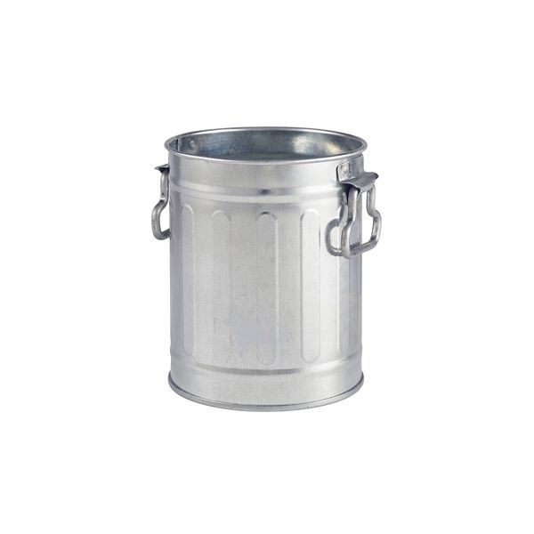 Picture of Miniature Galvanised Bin 8.5x11.2cm