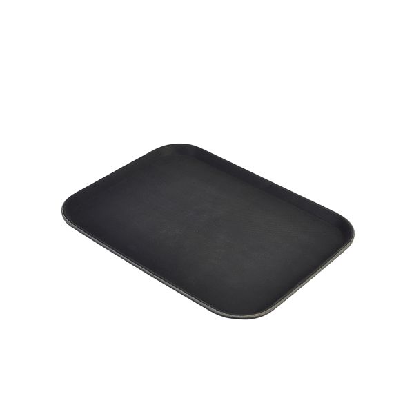 Picture of Gengrip 14" x 18" Rect. Non-Slip Tray Black