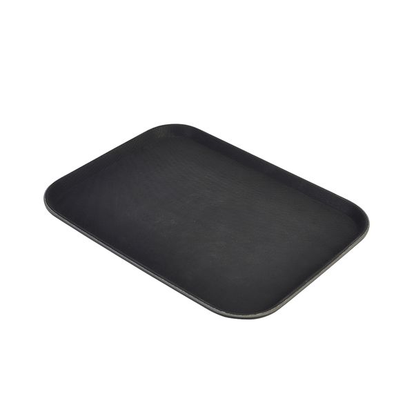 Picture of Gengrip 18" x 26" Rect. Non-Slip Tray Black