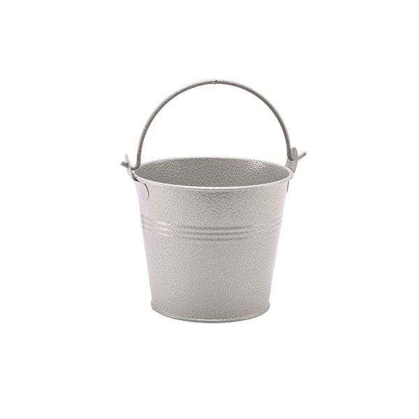 Picture of Galvan S/S White Hammered Serving Bucket 10cm