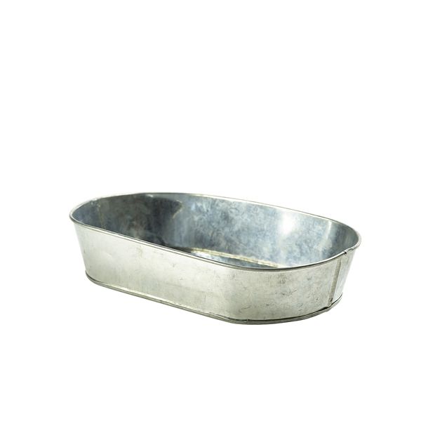 Picture of Galvanised Steel Serving Platter 24X15cm