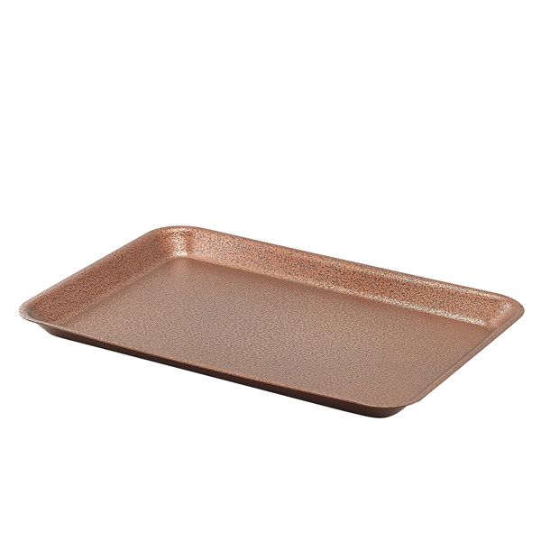 Picture of Galvan S/S Tray 37x26.5x2cm Hammered Copper