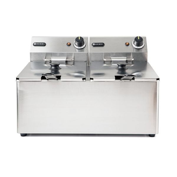 Picture of Hendi Twin Tank Electric Fryer 2 x 8L